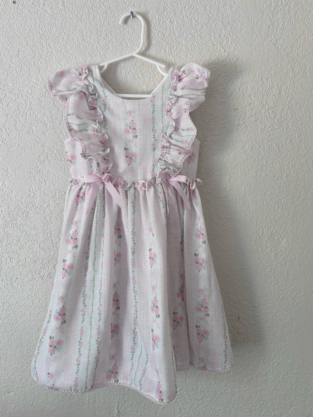 girls dress pink floral